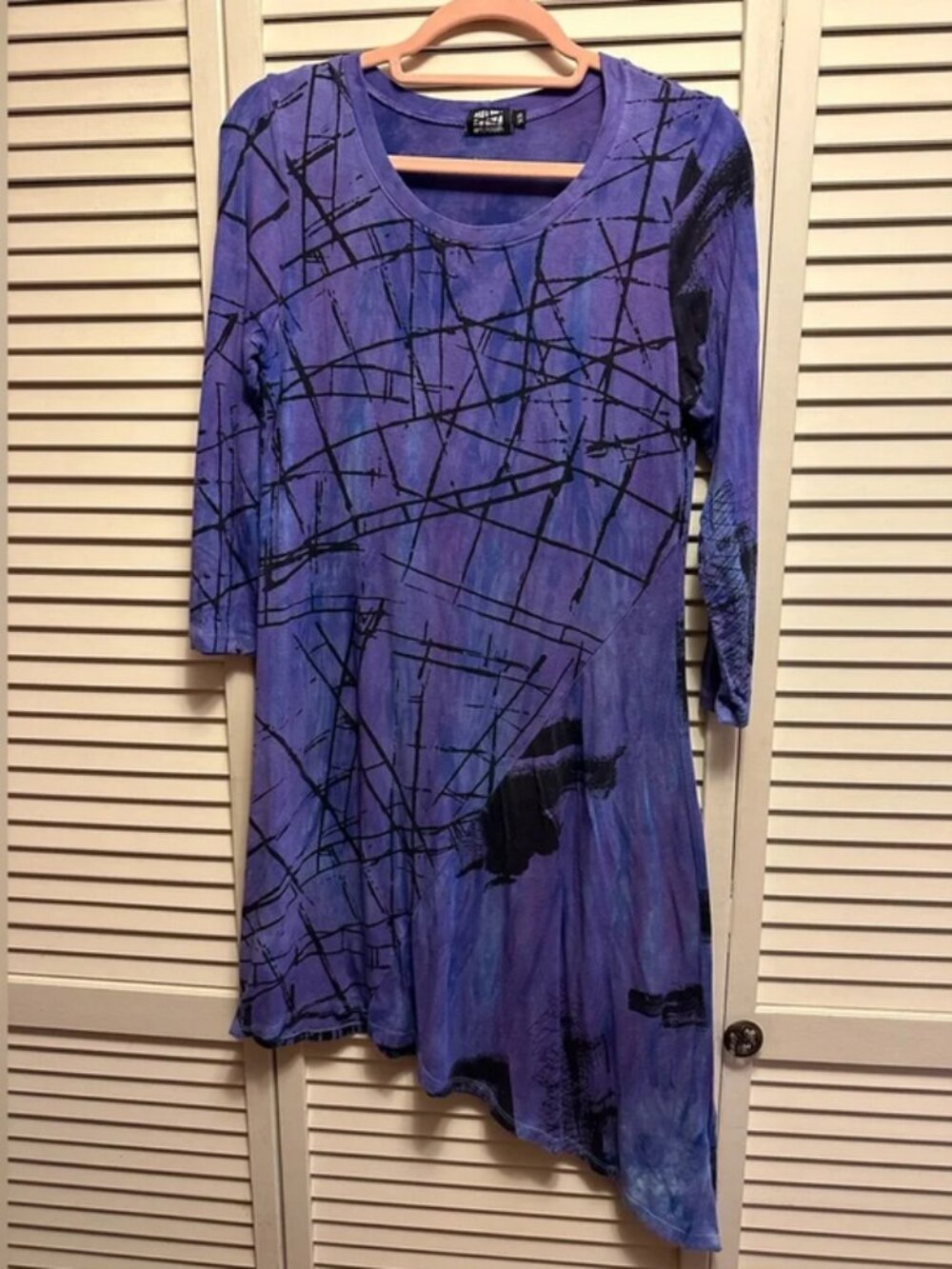Art of Cloth XS Asymmetrical Hem Dress. PTP 17”.